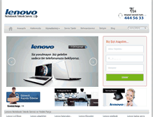 Tablet Screenshot of lenovonotebookservis.com